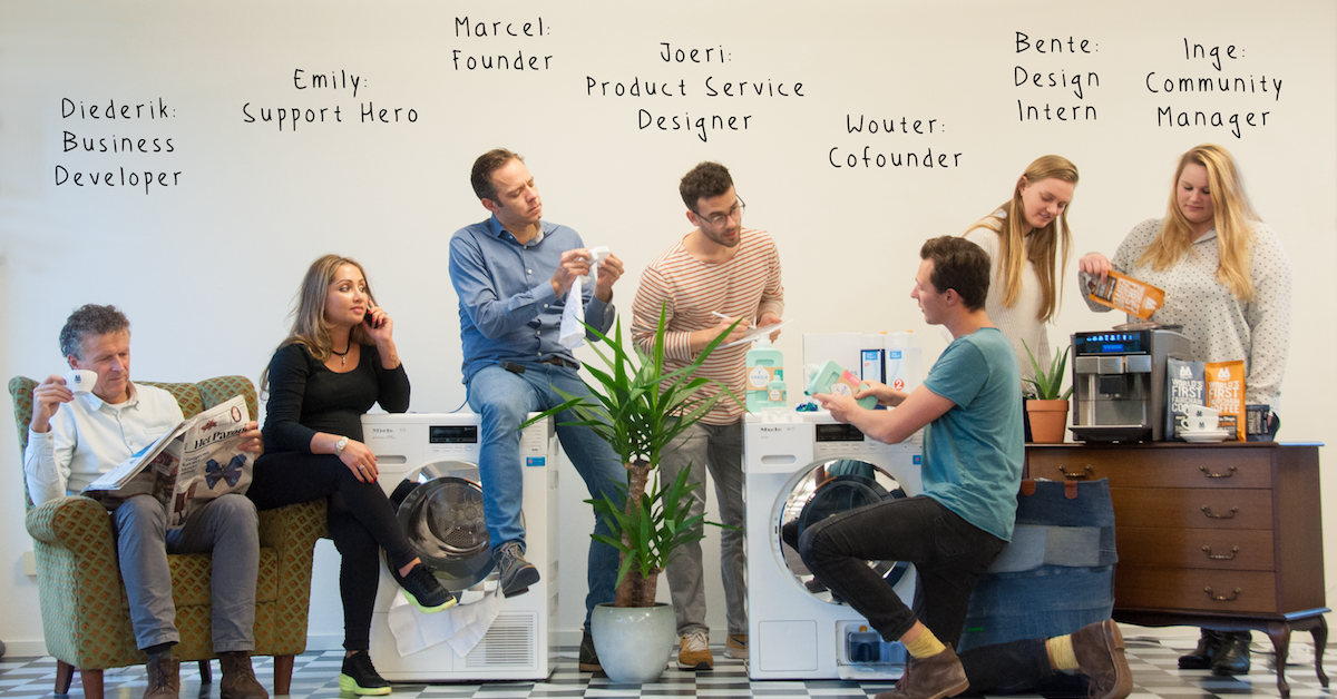 teamfoto Bundles - werken bij